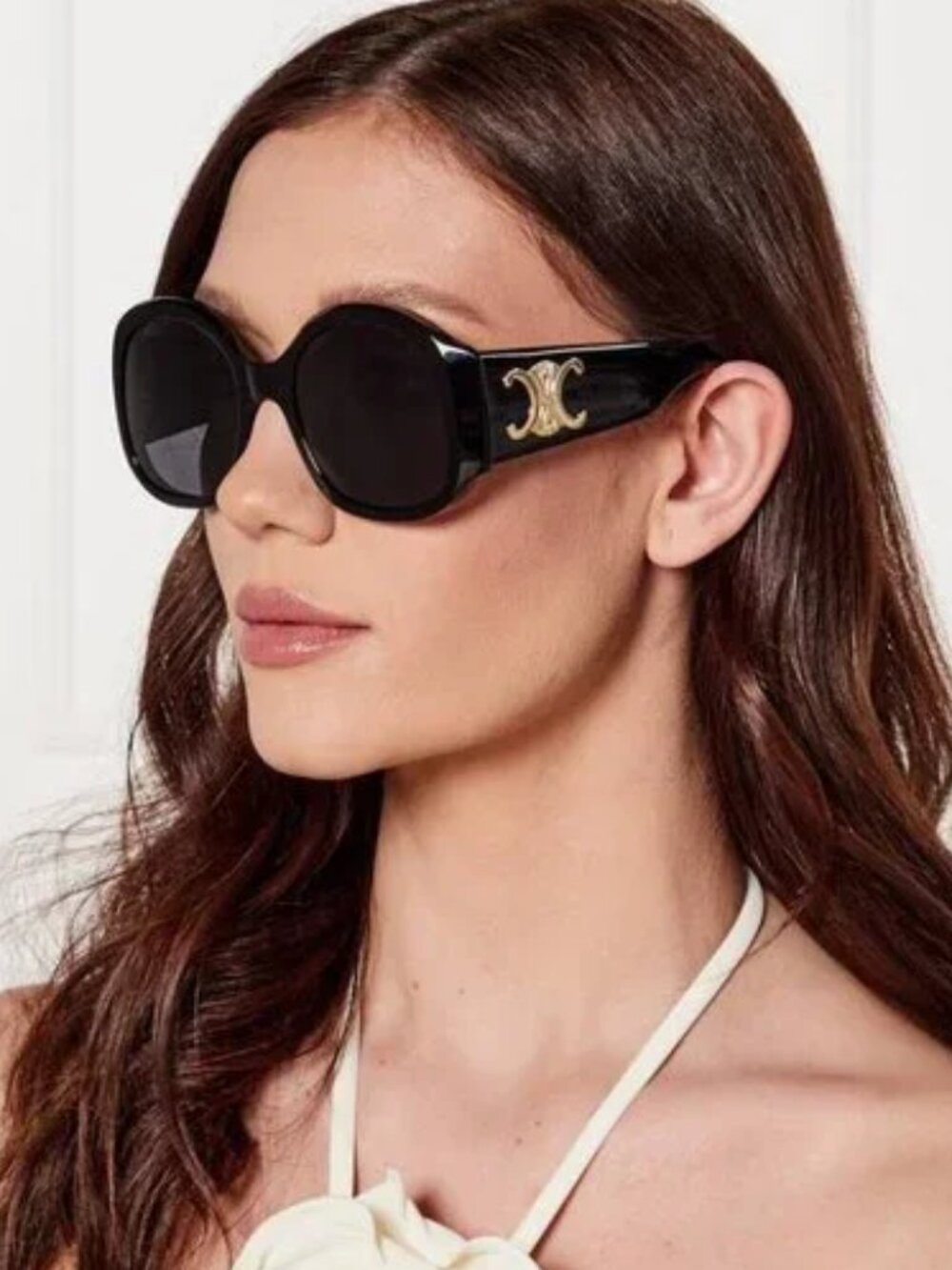 NWT CELINE WOMEN SUNGLASSES BLACK EYEWEAR